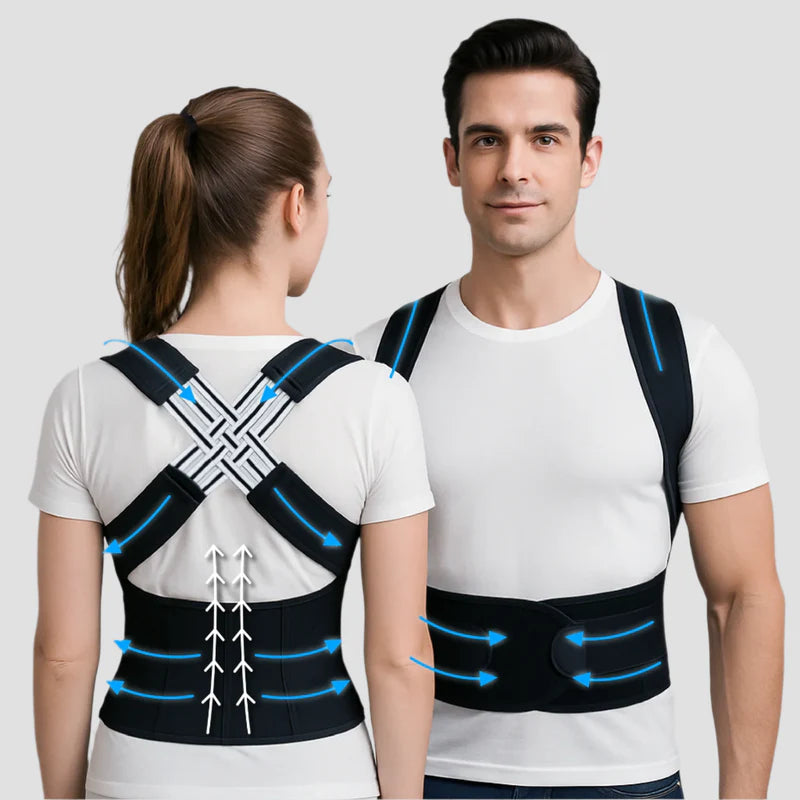 PosturaPro™ - Adjustable Back Posture Corrector